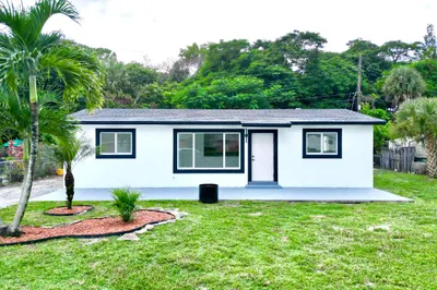 front of the house