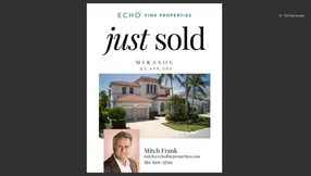 Just Sold in Mirasol!