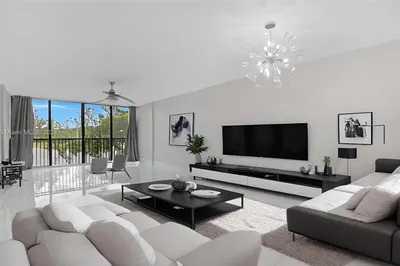 Living Room virtually staged