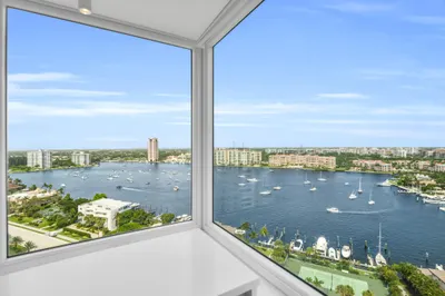 View of Lake Boca from the kitchen