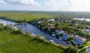 Overhead shot of marina
