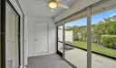 Screened in patio