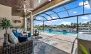 Relax in the shade under large covered lanai.