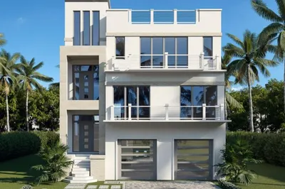 Rendering 3 story house