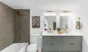 Gorgeous gold fixtures