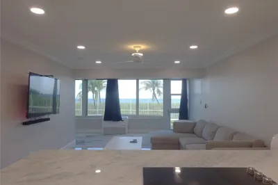 East View of Ocean from Kitchen and Living room di