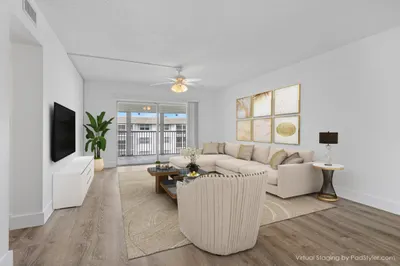 Living Room Virtually Staged