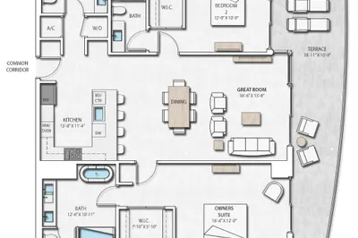 220 LAKE SHORE DR Drive #1019 1