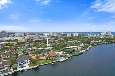Aerial shot facing northeast
