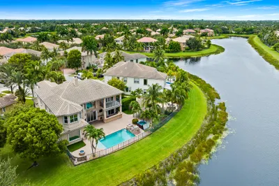 Aerial with Lake