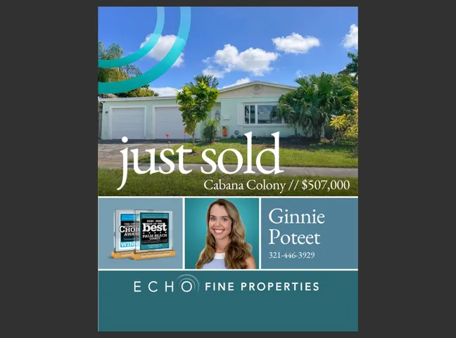 Just Sold in Cabana Colony!