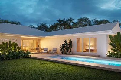 Pool Backyard Version 1 (Rendering)