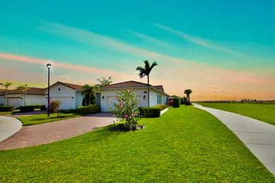Long Paver Driveway, Home located at the end of th