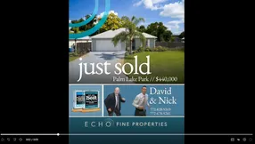 Just Sold in Palm Lake Park!