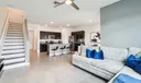 Living with kitchen view