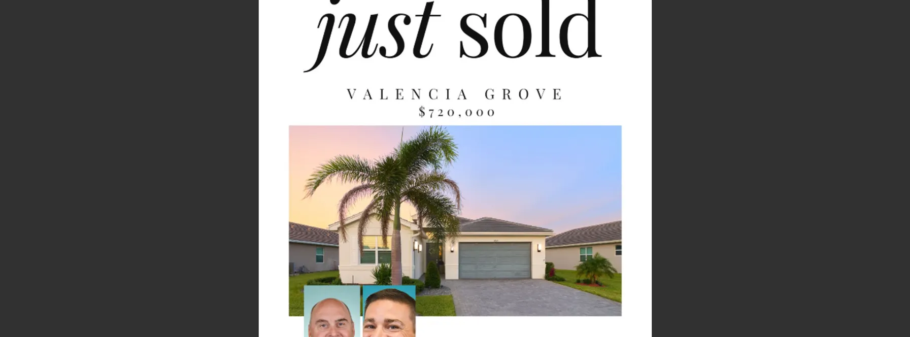 Just Sold in Valencia Grove!