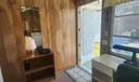 rear entry from patio