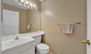 HALF BATHROOM NEXT TO THE KITCHEN