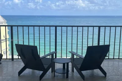 Direct ocean view from balcony.