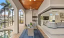 Outdoor kitchen just steps from the family room