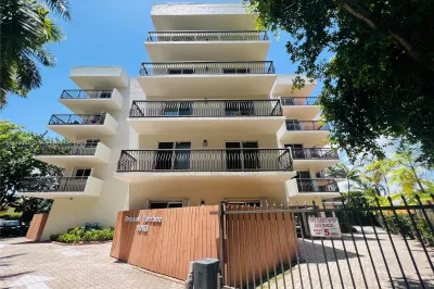 with view to gated parking area