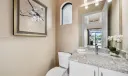 First floor powder room