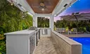 Covered summer kitchen