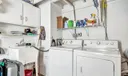 Laundry inside Garage
