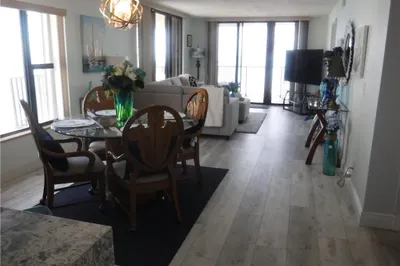 Dining room to ocean