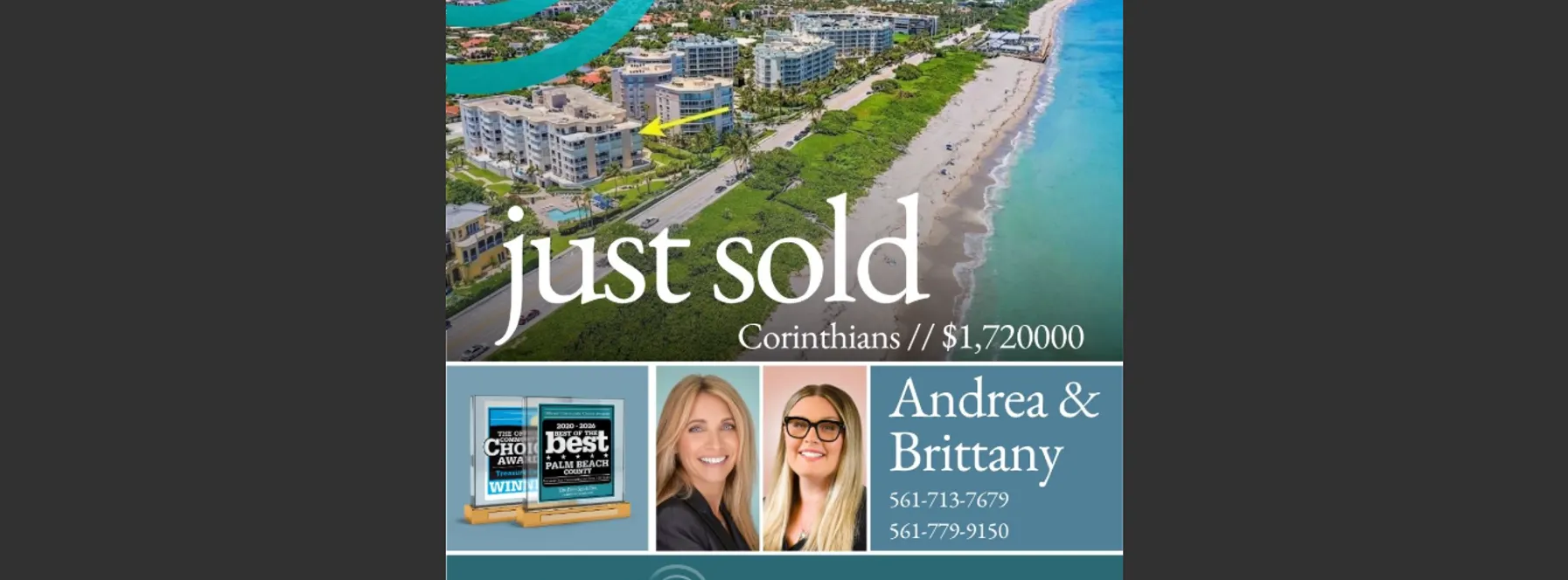 Just Sold in Corinthians!