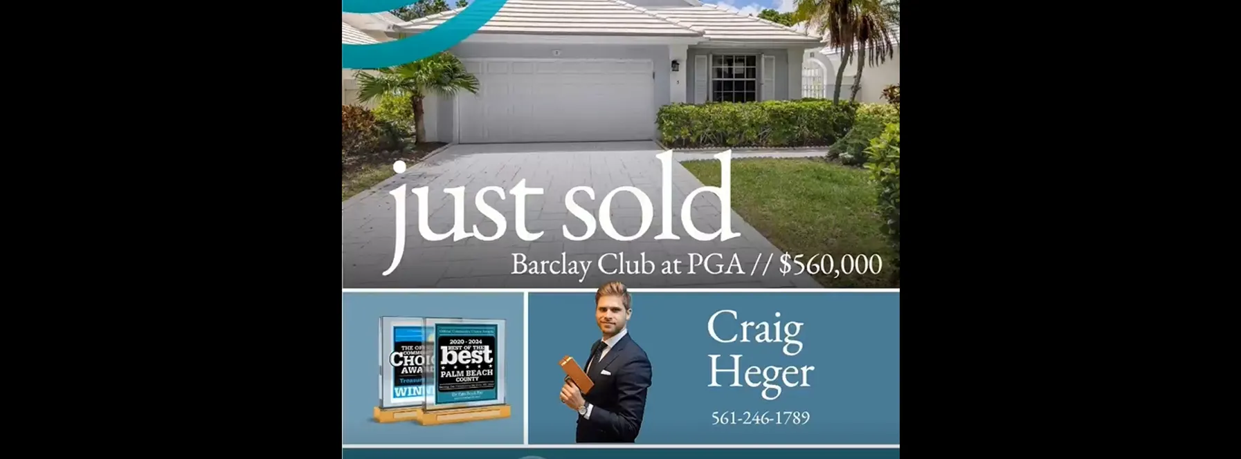 Just Sold in Barclay Club PGA National!