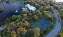 Drone Shot Country Club & Tennis Courts