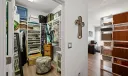 Custom built walk in closet