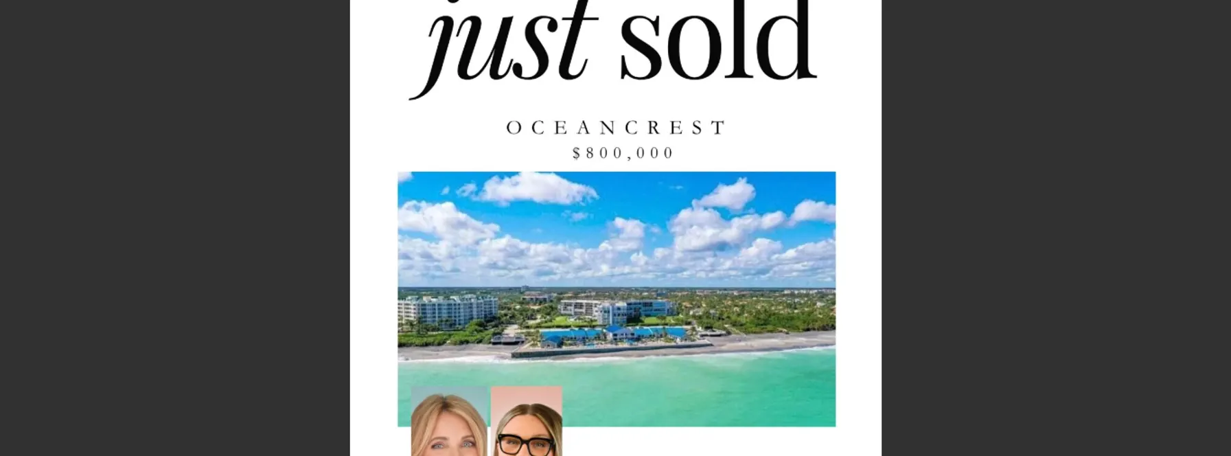 Just Sold in Oceancrest!