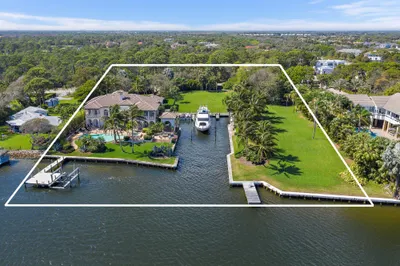 the LARGEST direct ICW parcel in the Northern Palm