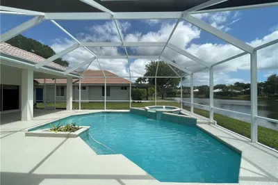 Brand new pool deck