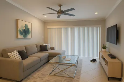 Virtually Staged with different furniture