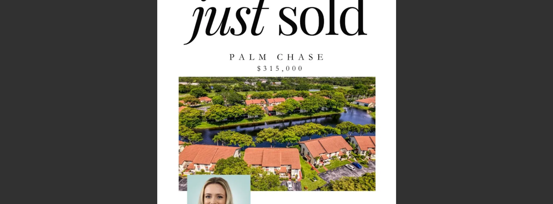 Just Sold in Palm Chase!