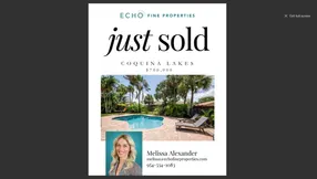 Just Sold in Coquina Lakes!