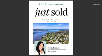 Just Sold in Palm Point!