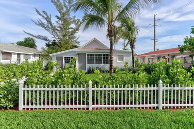 front of property