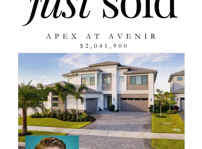 Just Sold in Apex at Avenir!
