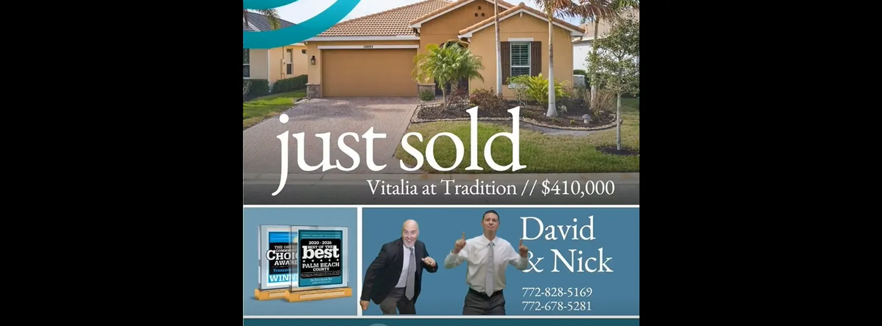 Just Sold in Vitalia in Tradition!
