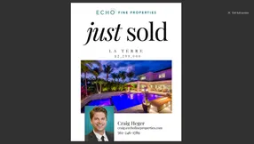 Just Sold in La Terre!