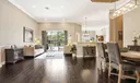 Engineered hard wood flooring, double crown molding
