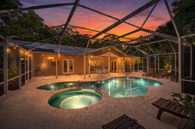 Pool Sunset