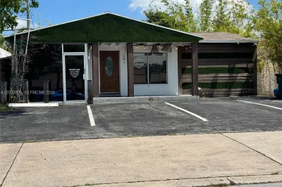 FRONT OF STRUCTURE