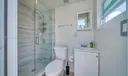 Exterior cabana bathroom