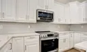High end newer stainless steel kitchen appliances