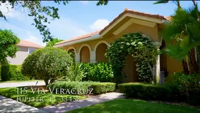Ultra Private Backyard Outdoor Oasis with Heated Pool & Waterfalls in Paseos in Jupiter